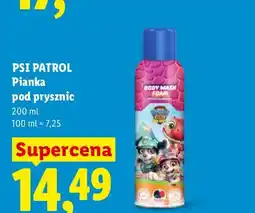 Lidl Pianka pod prysznic Psi Patrol oferta
