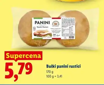 Lidl Bułki panini rustici oferta