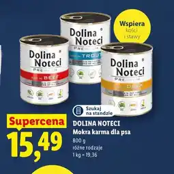 Lidl Mokra karma dla psa Dolina Noteci Premium z wołowiną oferta