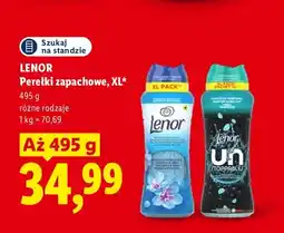 Lidl Perełki zapachowe do prania Lenor Unstoppables Fresh oferta