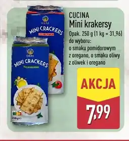 ALDI Mini krakersy o smaku pomidorowym z oregano Cucina oferta