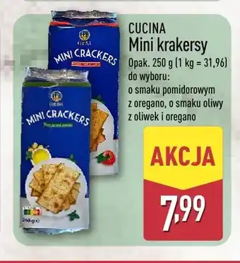 Mini krakersy o smaku pomidorowym z oregano Cucina