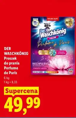 Lidl Proszek do prania Der Waschkönig C.G. Color Perfume de Paris oferta