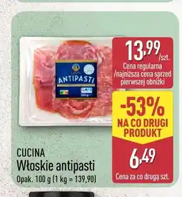 ALDI Przekąska Włoskie antipasti Cucina oferta
