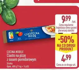 ALDI Ciasto na pizzę z sosem pomidorowym CUCINA NOBILE oferta