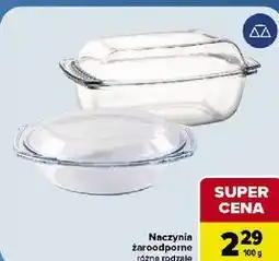 Carrefour Naczynia żaroodporne oferta