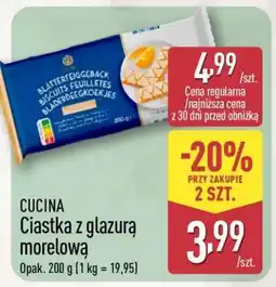 ALDI CUCINA Ciastka z glazurą morelową oferta