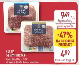 ALDI CUCINA Salami włoskie oferta