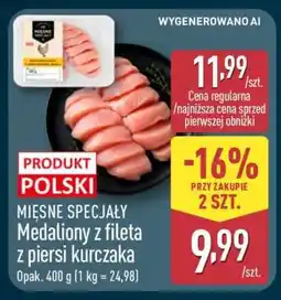 ALDI Medaliony z fileta z piersi kurczaka oferta