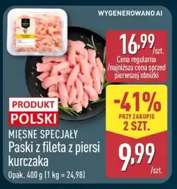 ALDI Paski z fileta z piersi kurczaka oferta