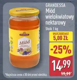 ALDI GRANDESSA Miód wielokwiatowy nektarowy oferta