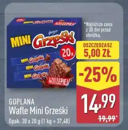 ALDI Goplana Wafle Mini Grześki oferta