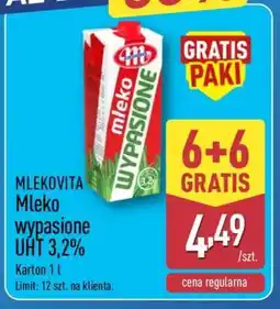 ALDI Mlekovita Mleko wypasione UHT 3,2% oferta