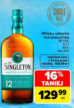 Carrefour Market Whisky szkocka THE SINGLETON 12 Y.O. oferta