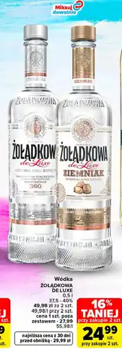 Carrefour Market Wódka Żołądkowa de Luxe oferta