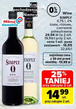Carrefour Market Wino SIMPLY oferta
