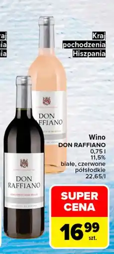 Carrefour Market Wino DON RAFFIANO oferta