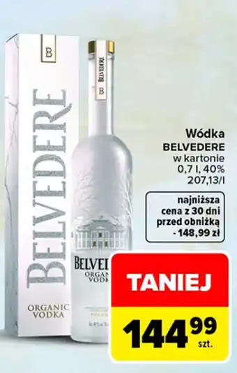 Wódka Belvedere Organic Vodka