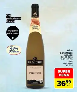 Carrefour Market Wino Constance Muller Pinot Gris oferta