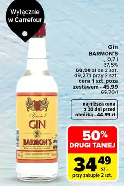 Carrefour Market Special Gin BARMON'S oferta