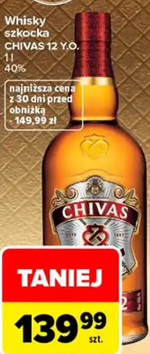 Carrefour Market Whisky szkocka Chivas 12 y.o. oferta