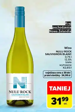 Carrefour Market Wino NULU ROCK SAUVIGNON BLANC oferta