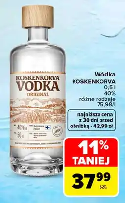Carrefour Market Wódka Koskenkorva Vodka Original oferta