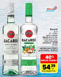 Carrefour Market Bacardi Carta Blanca oferta