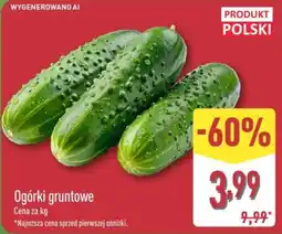 ALDI Ogórki gruntowe oferta