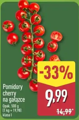 ALDI Pomidory cherry na gałązce oferta
