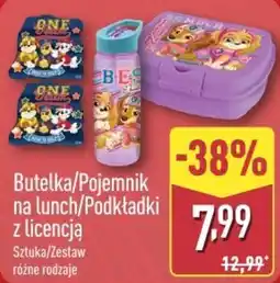ALDI Butelka/Pojemnik na lunch/Podkładki z licencją oferta