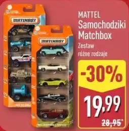 ALDI Samochodziki Matchbox oferta