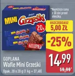 ALDI Wafle Mini Grześki oferta