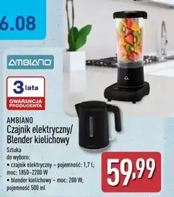 ALDI Ambiano Czajnik elektryczny/Blender kielichowy oferta