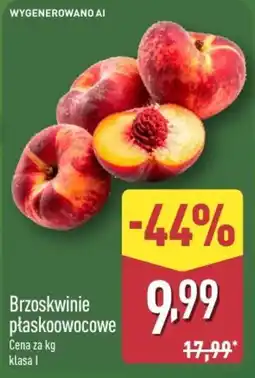 ALDI Brzoskwinie płaskoowocowe oferta