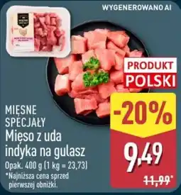 ALDI Mieso z uda indyka na gulasz oferta