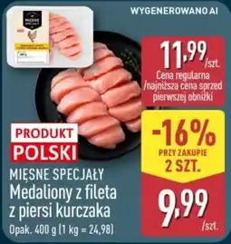 ALDI MIESNE SPECJAŁY Medaliony z fileta z piersi kurczaka oferta