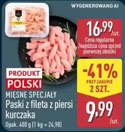 ALDI Paski z fileta z piersi kurczaka oferta
