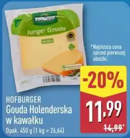 ALDI HOFBURGER Gouda Holenderska oferta