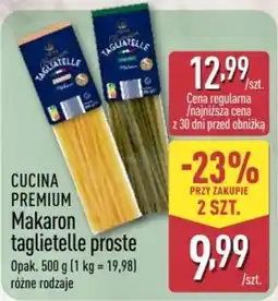 ALDI CUCINA PREMIUM Makaron taglietelle proste oferta