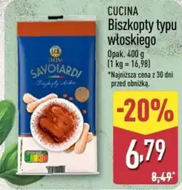 ALDI Biszkopty włoskiego oferta