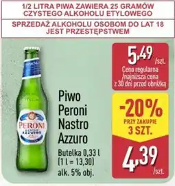 ALDI Piwo Peroni Nastro Azzuro oferta