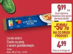 ALDI CUCINA NOBILE Ciasto na pizzę z sosem pomidorowym oferta