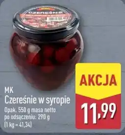 ALDI MK Czeresnie w syropie oferta