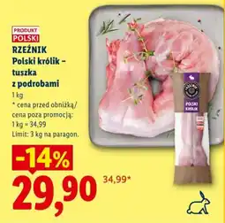 Lidl Rzeźnik Polski Królik oferta