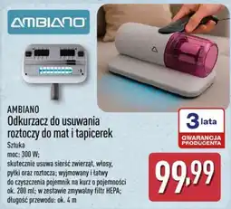 ALDI Ambiano Odkurzacz do usuwania roztoczy do mat i tapicerek oferta