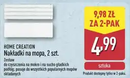 ALDI HOME CREATION Nakładki na mopa oferta