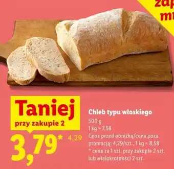 Lidl Chleb typu włoskiego oferta