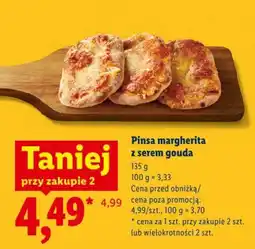 Lidl Pinsa margherita z serem gouda oferta