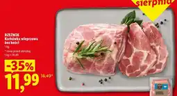 Lidl RZEŹNIK Karkówka wieprzowa bez kości oferta